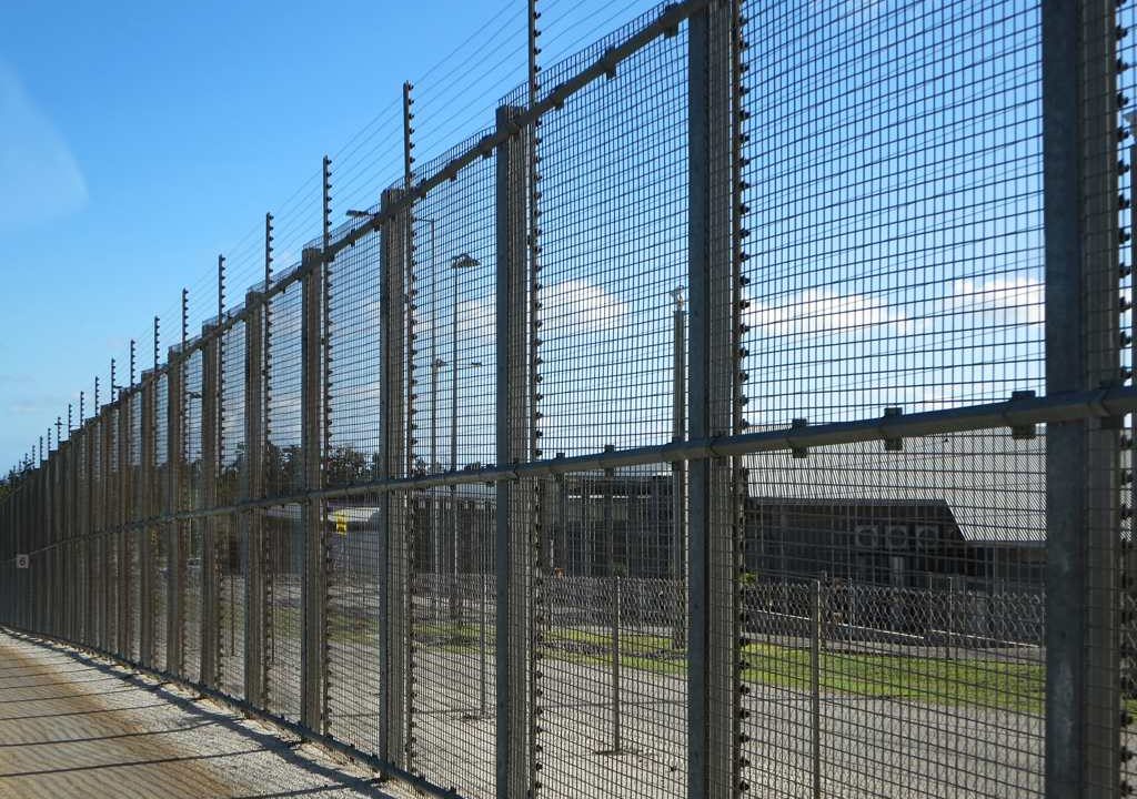 Christmas Island detention centre fencing