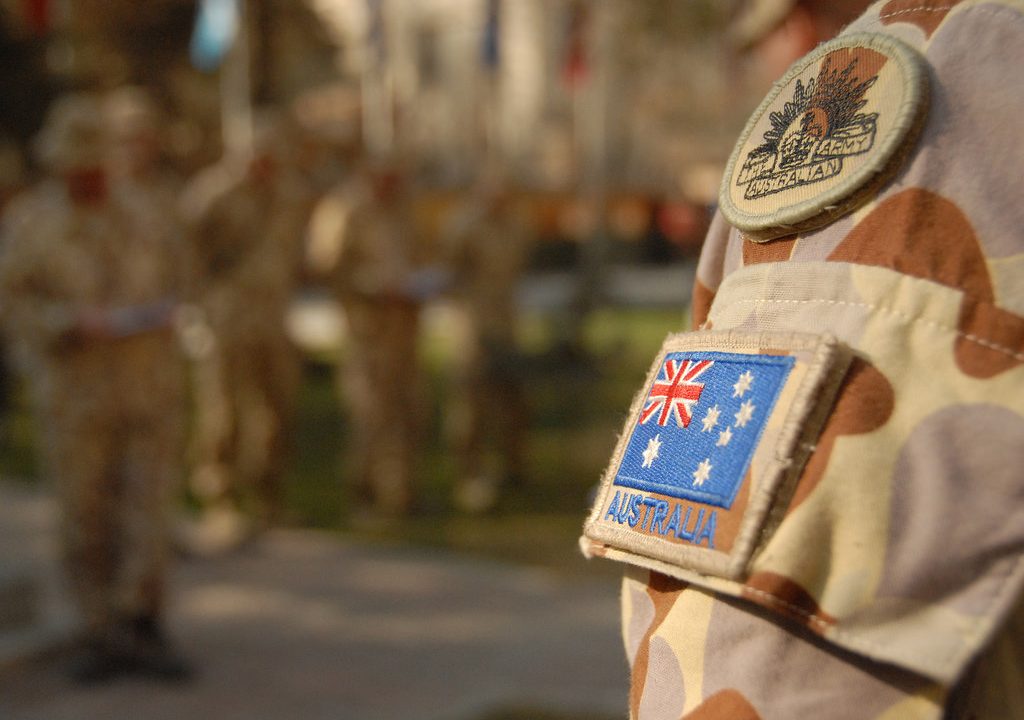 Australian soldier arm badge