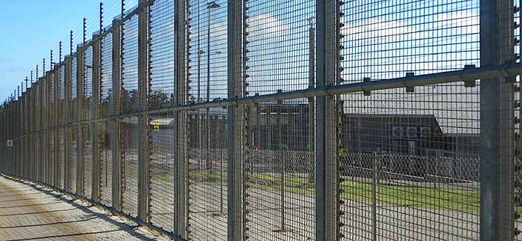 Christmas Island detention centre fence
